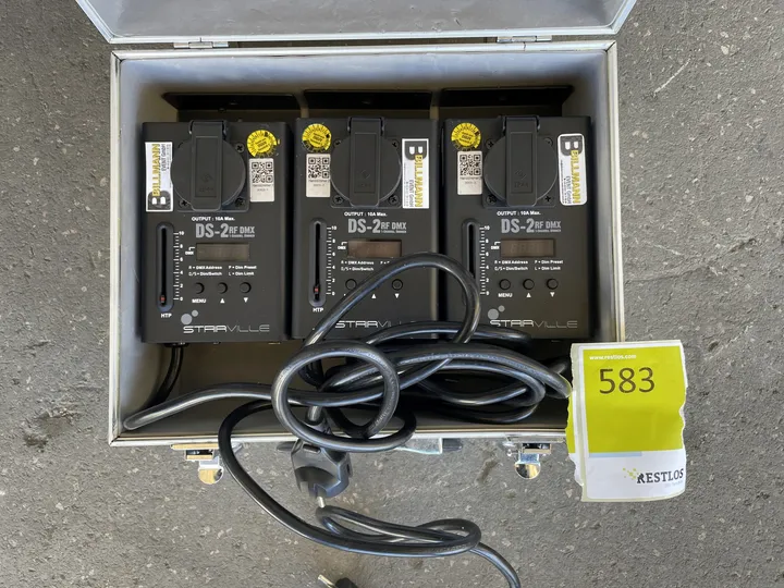 3x Handdimmer ohne Koffer